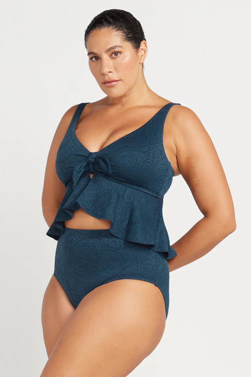 Artesands La Traviata Chagall Multifit Cup Midriff Bikini Top